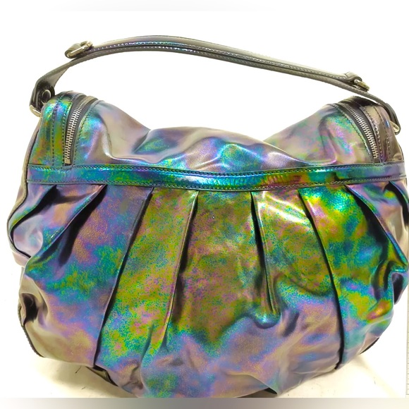 💰BUY-IN💰Gucci Iridescent Patent Leather Icon Bit Shoulder Bag - Picture 2 of 9